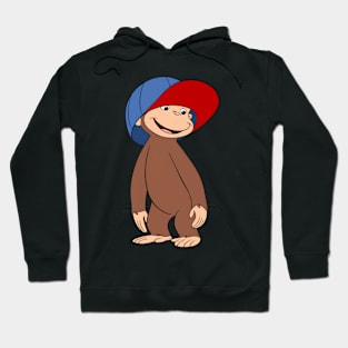 Curious George Cup Redblue Hoodie